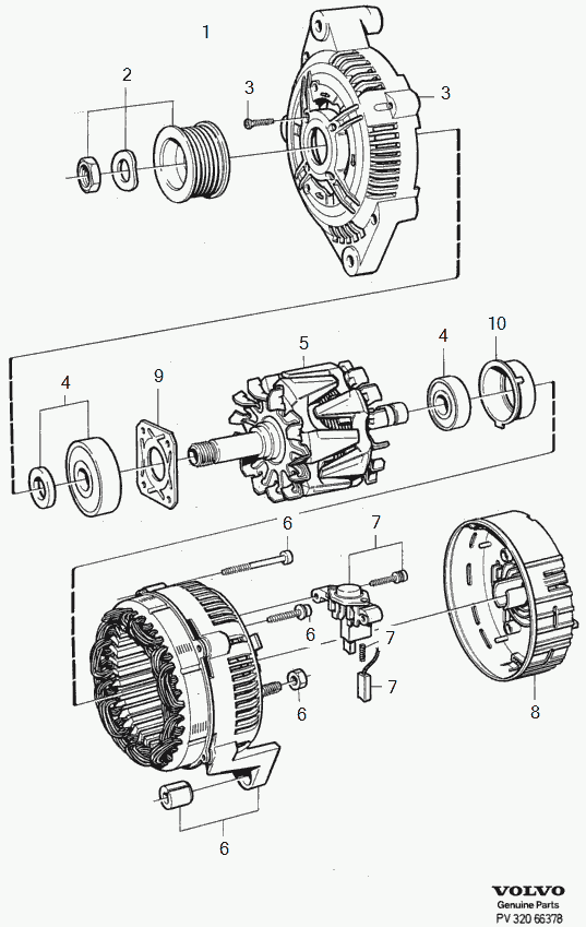 Volvo 9 162 683 - Alternator onlydrive.pro