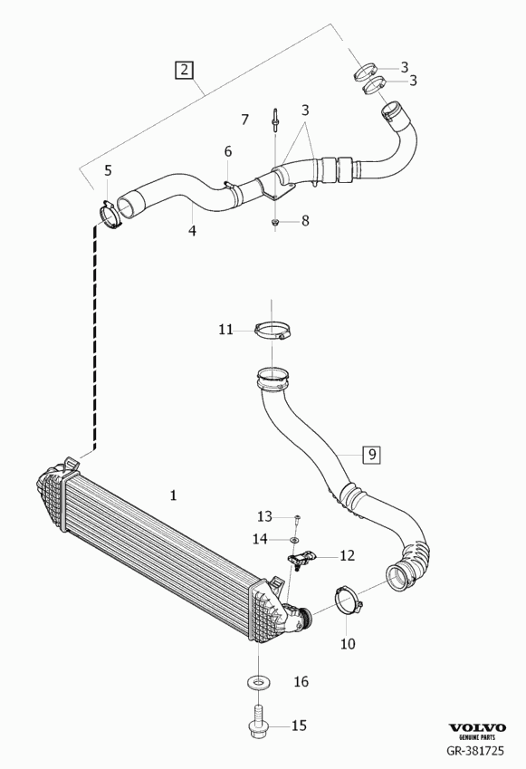 Volvo 314 053 40 - Sensor, boost pressure onlydrive.pro