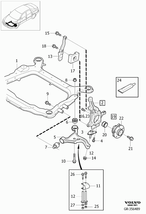 Volvo 31201020 - Repair Kit, wheel suspension onlydrive.pro