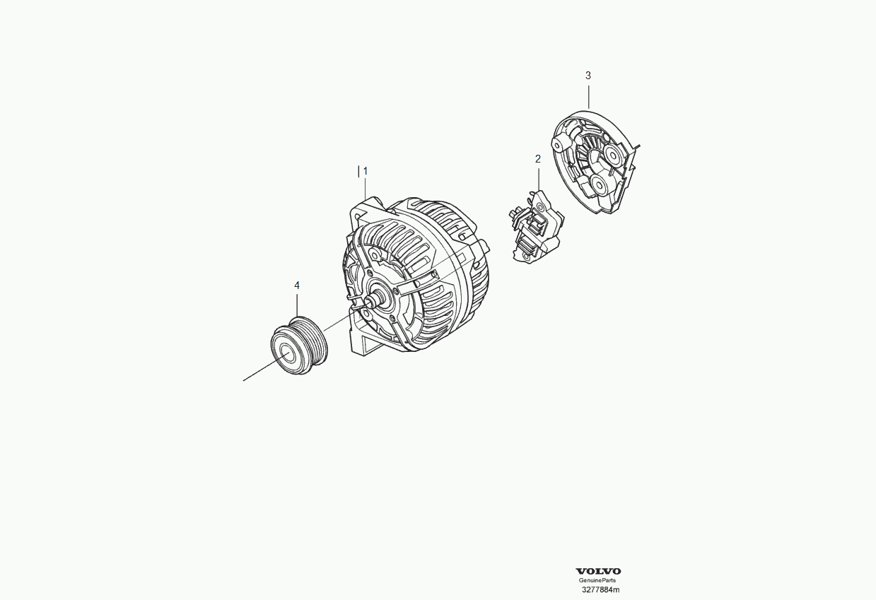 Volvo 36012358 - Alternator 2005-: 1.00 pcs. onlydrive.pro