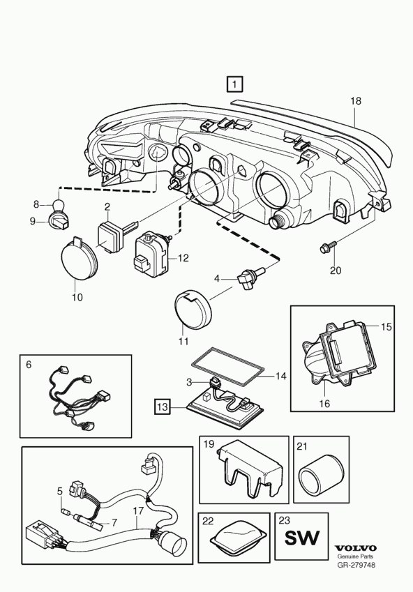 Volvo 31217049 - Ballast, gas discharge lamp onlydrive.pro