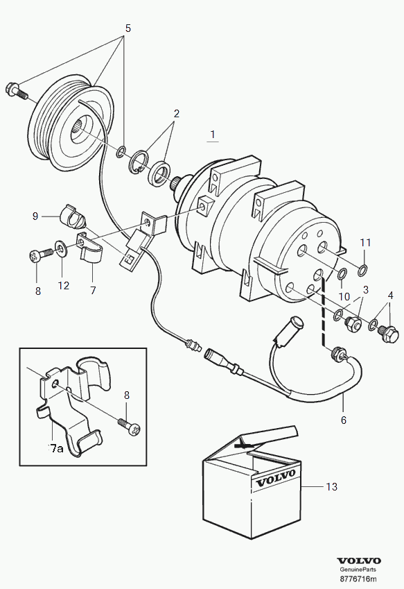 Volvo 8 602 621 - Compressor, air conditioning onlydrive.pro