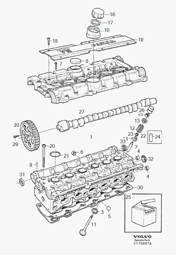 Volvo 6 842 272 - Shaft Seal, camshaft onlydrive.pro