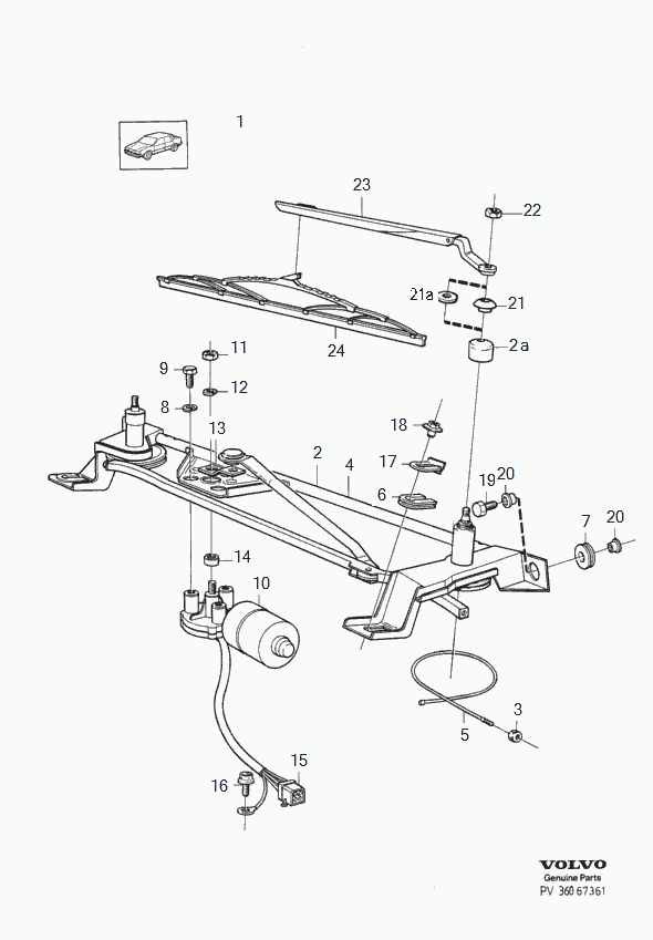 Volvo 1392219 - Windscreen wipers: 2.00 pcs. onlydrive.pro