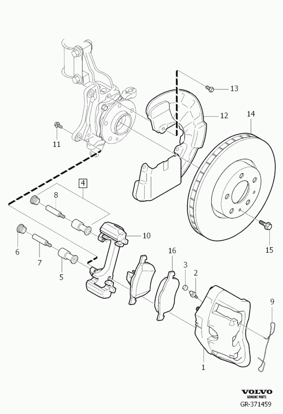 Volvo 8252178 - Brake Caliper onlydrive.pro