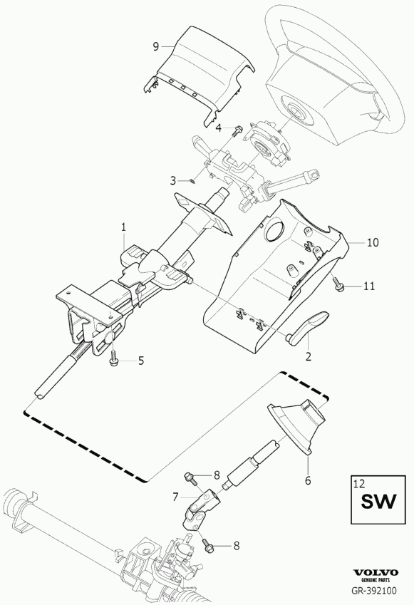 Volvo 8650236 - Flexible disc, propshaft joint onlydrive.pro