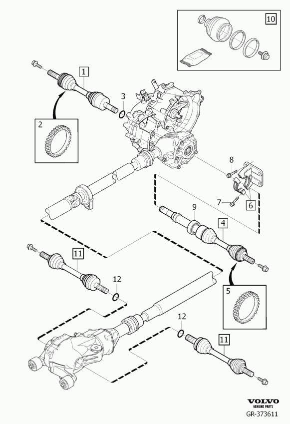 Volvo 30735951 - Bellow, drive shaft onlydrive.pro