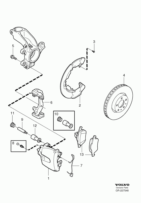 Volvo 36000732 - Тормозной суппорт onlydrive.pro