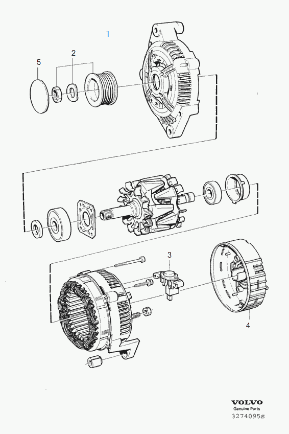 Volvo 9459077 - Alternator onlydrive.pro