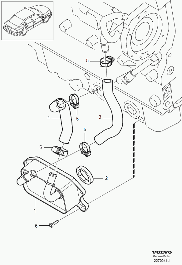 Volvo 8 677 974 - Eļļas radiators, Motoreļļa onlydrive.pro