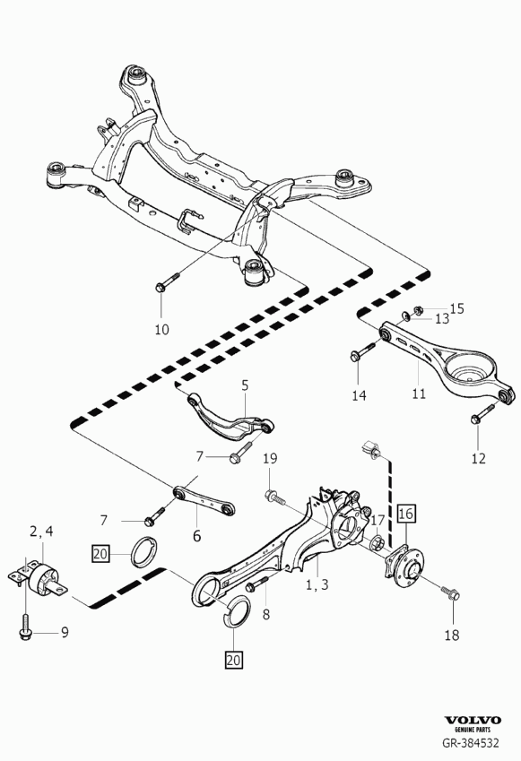 Volvo 31 262 439 - Track Control Arm onlydrive.pro