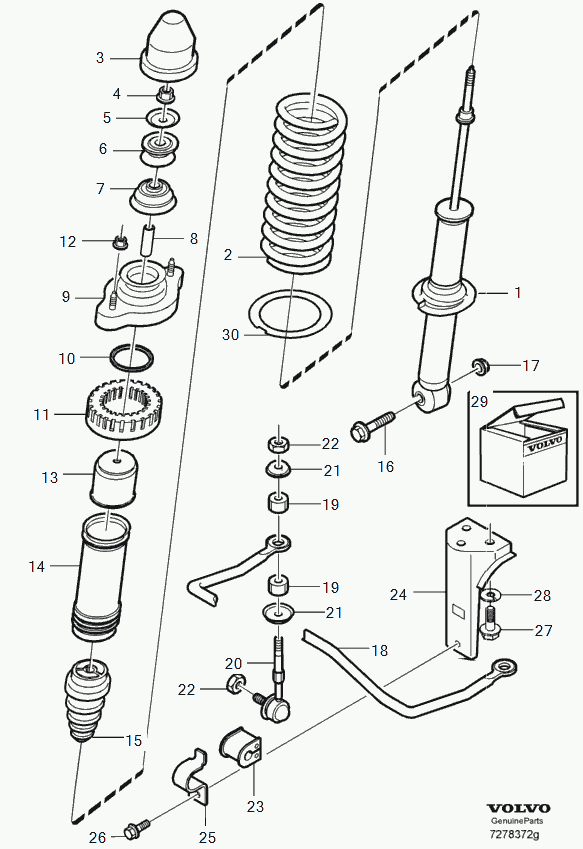 KIA 30870290 - Top Strut Mounting onlydrive.pro