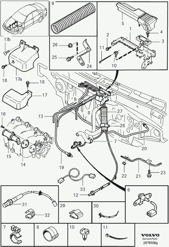 Volvo 31104892 - Regulating system fuel supply engine compartment: 1.00 pcs. onlydrive.pro