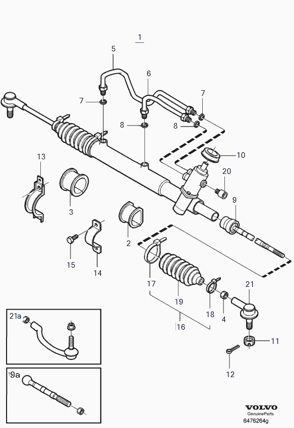 Volvo 274 225 - Наконечник рулевой тяги, шарнир onlydrive.pro