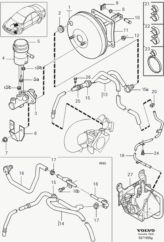 Volvo 1221713 - Plug, brake fluid reservoir onlydrive.pro