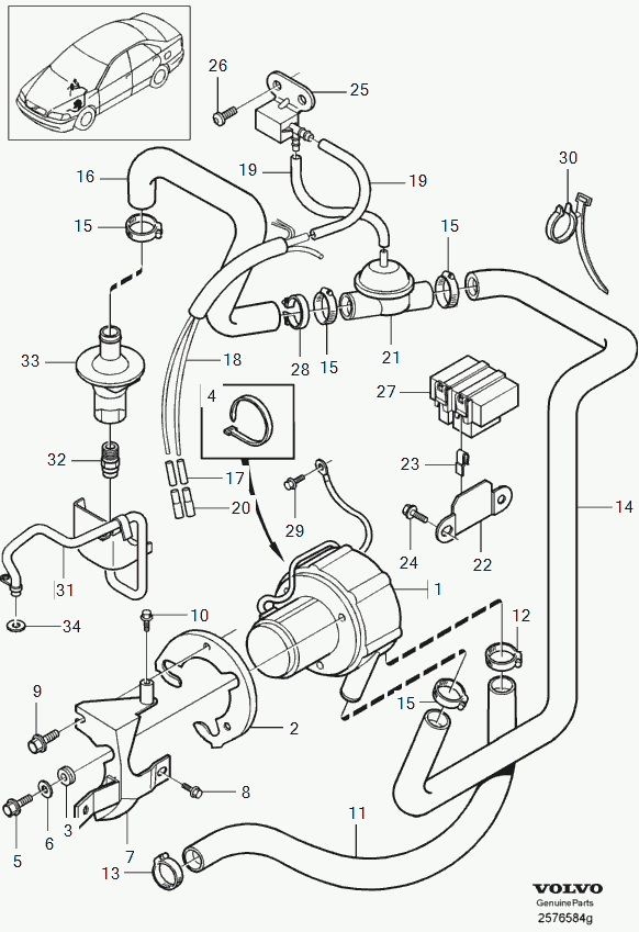 Volvo 6842617 - Control Valve, air intake onlydrive.pro