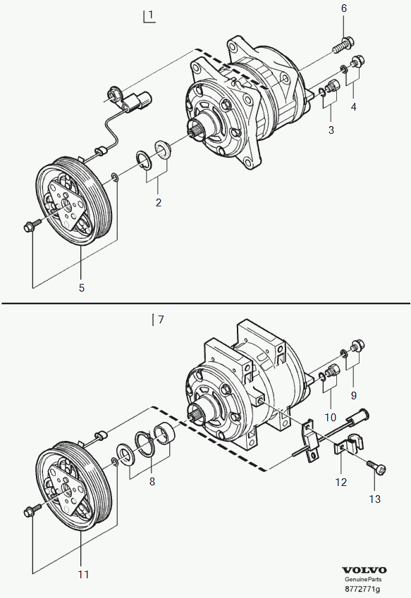 Volvo 8603127 - Kompressori, ilmastointilaite onlydrive.pro