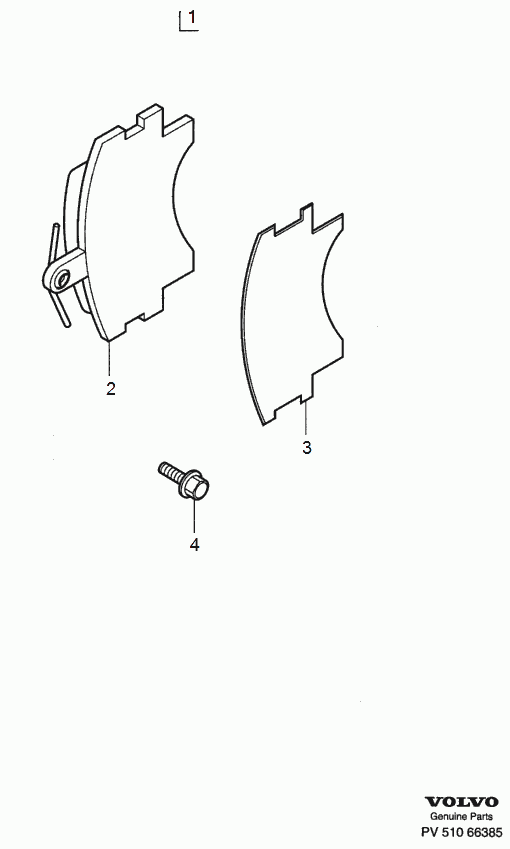 Volvo 30769199 - Brake Pad Set, disc brake onlydrive.pro