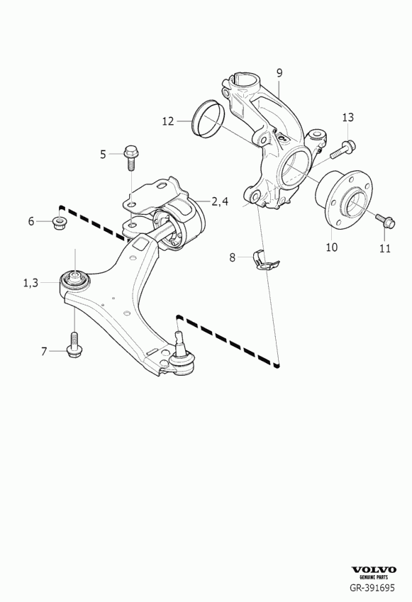 Volvo 31277345* - Track Control Arm onlydrive.pro