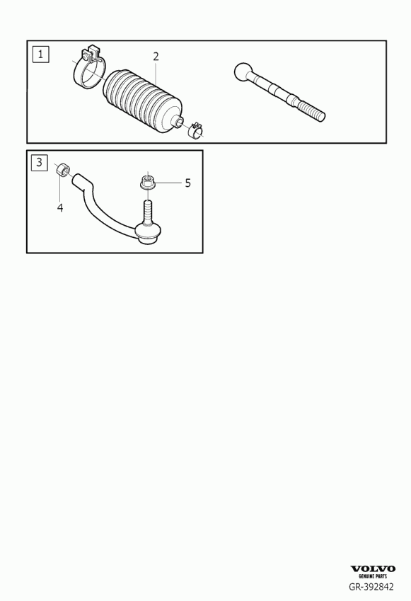 Volvo 31302345 - Tie Rod End onlydrive.pro