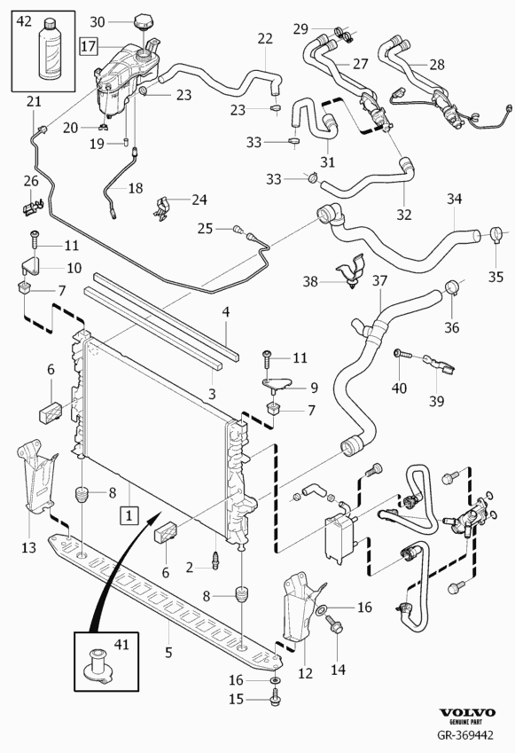 Volvo 3 600 245 1 - Radiators, Motora dzesēšanas sistēma onlydrive.pro