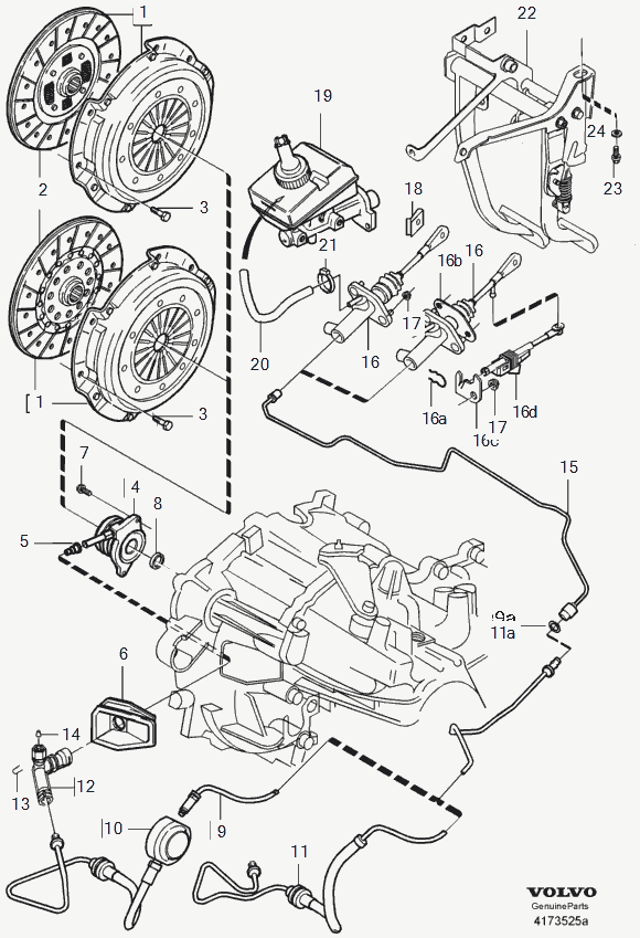 Volvo 271494 - Kytkinpaketti onlydrive.pro