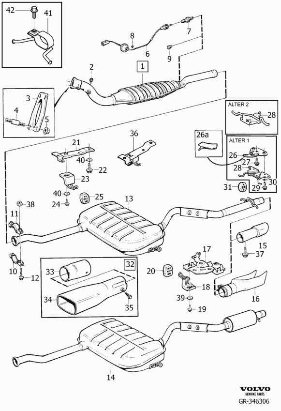 Volvo 30681638 - Holding Bracket, silencer onlydrive.pro