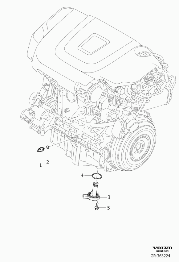 Volvo 3 127 268 7 - Devējs, Motoreļļas līmenis onlydrive.pro