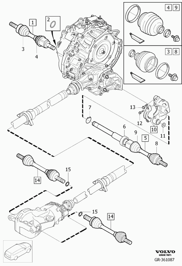 Volvo 36001184 - Drive Shaft onlydrive.pro