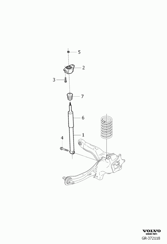 Volvo 30714349 - Jousijalan tukilaakeri onlydrive.pro