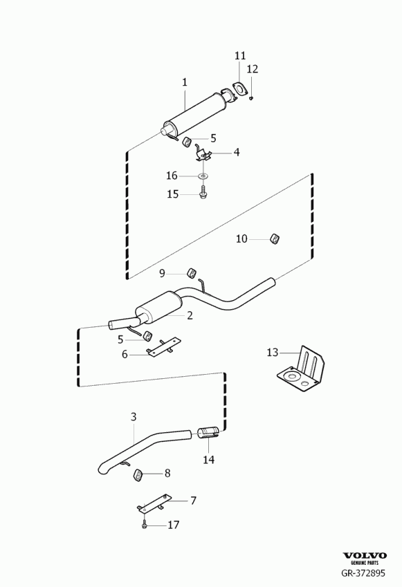 Volvo 30657362 - Bukse, Stabilizators onlydrive.pro