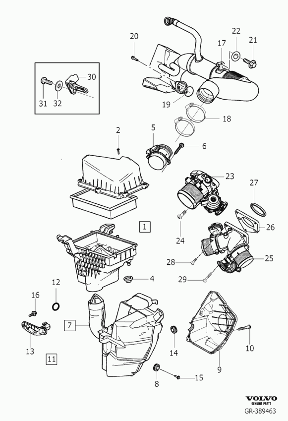 Volvo 3 121 670 2 - Sensor, intake air temperature onlydrive.pro