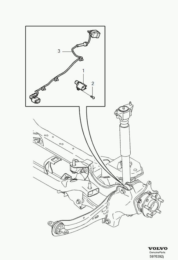 Volvo 30793635 - Devējs, Riteņu griešanās ātrums onlydrive.pro