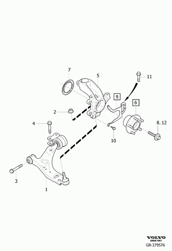 FORD 31277464 - Neatkarīgās balstiekārtas svira, Riteņa piekare onlydrive.pro