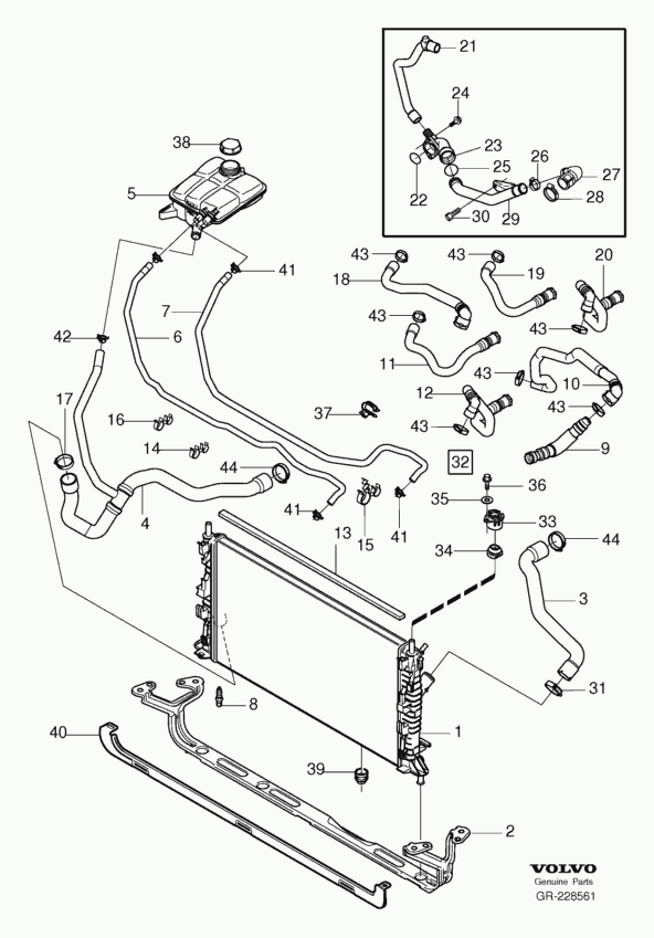 Volvo 30 741 094 - Radiaator,mootorijahutus onlydrive.pro