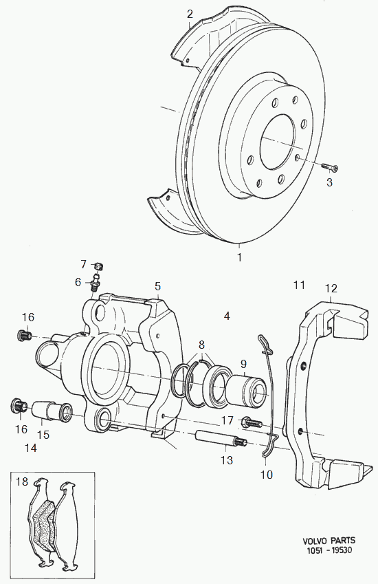 Volvo 3455719 - Front wheel brake, ventilated disc: 2.00 pcs. onlydrive.pro