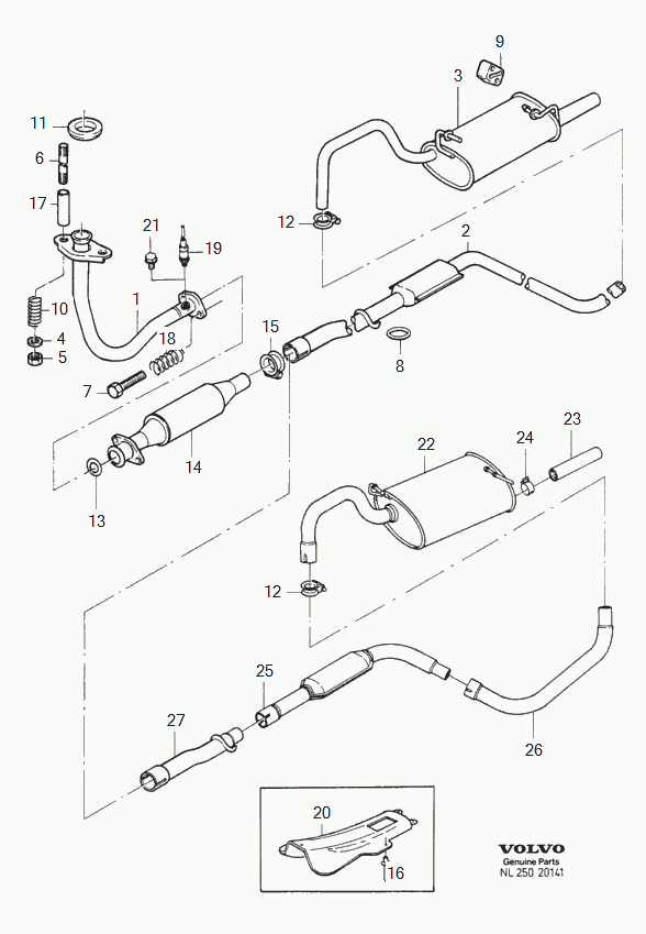 Volvo 3.923.345 - Pipe Connector, exhaust system onlydrive.pro