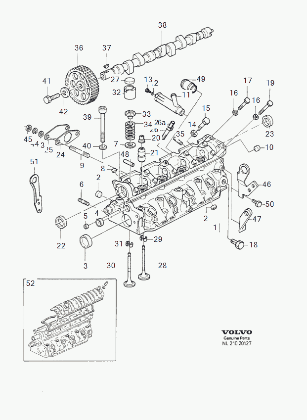 Volvo 3 344 261 - Уплотнительное кольцо, стержень клапана onlydrive.pro