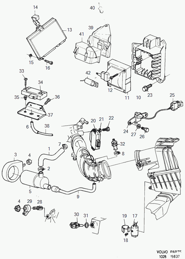 Volvo 341 140 0 - Sensor, boost pressure onlydrive.pro