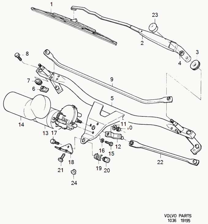 Volvo 274384 - Wiper Blade onlydrive.pro