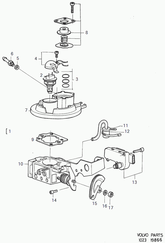 Volvo 3345231 - Idle Control Valve, air supply onlydrive.pro