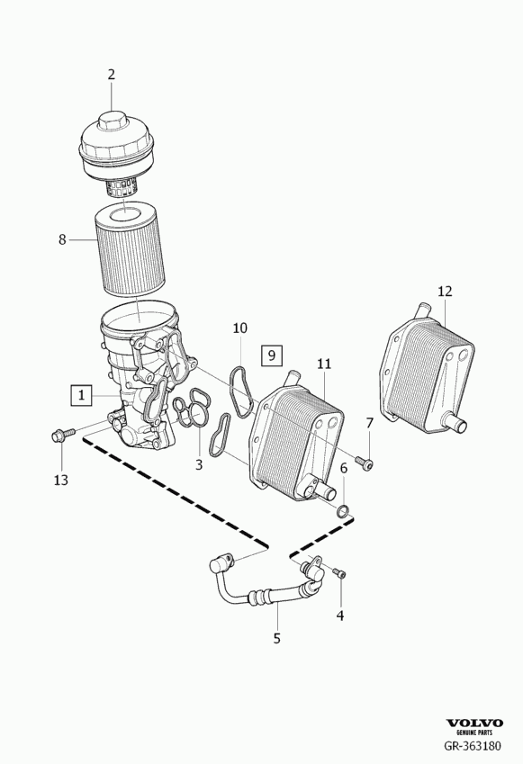 Volvo 30677346 - Cap, oil filter housing onlydrive.pro