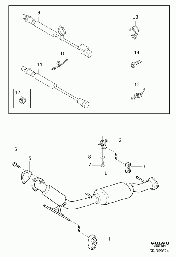 Volvo 30650109 - Oxygen, Lambda Sensor onlydrive.pro