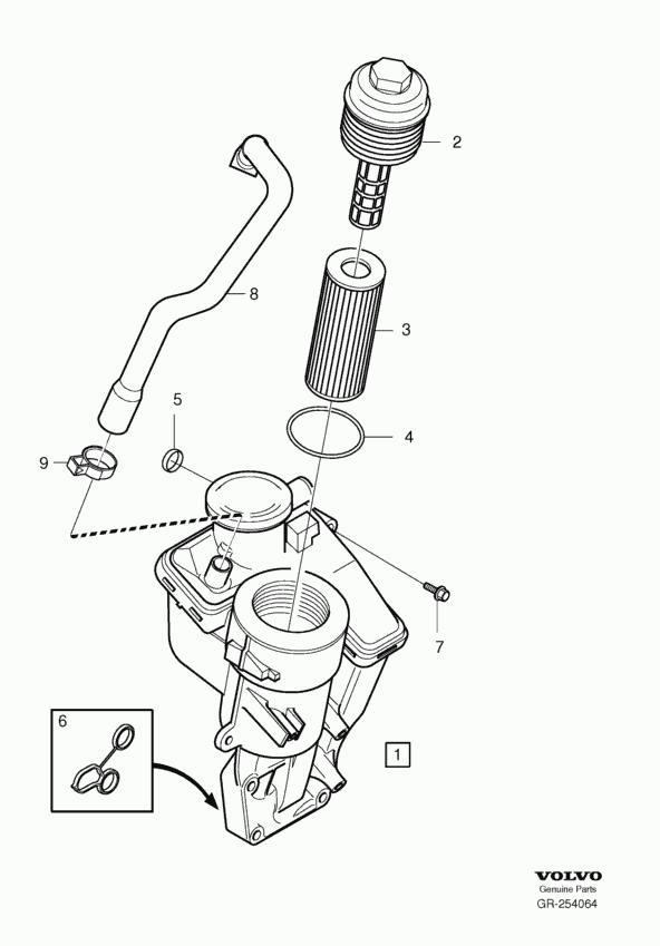 Volvo 31338685 - Housing, oil filter onlydrive.pro