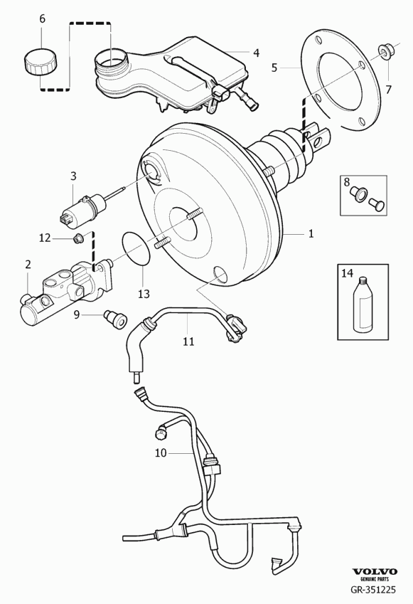 Volvo 31 400 205 - Brake Fluid onlydrive.pro