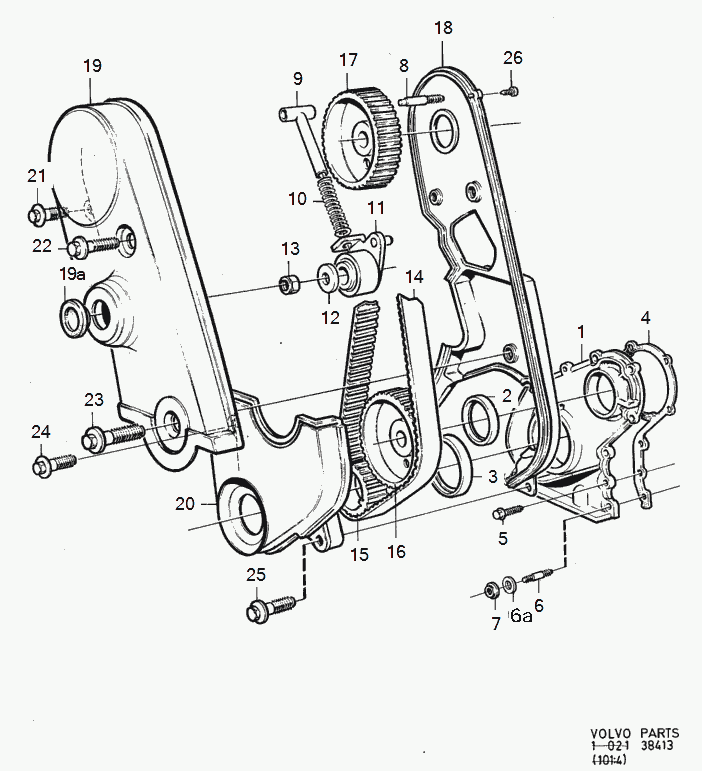 Volvo 1 276 425 - Уплотняющее кольцо, коленчатый вал onlydrive.pro