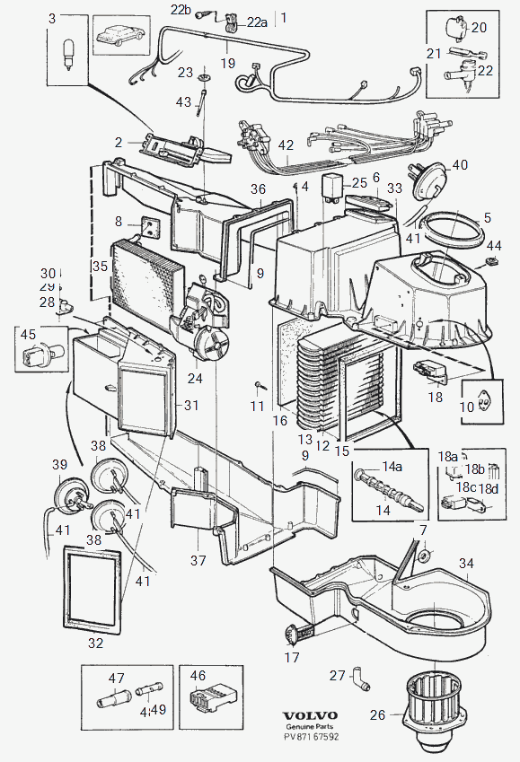 FORD 1324829 - Heater unit with atc (auto. temp. control) l.h.d: 1.00 pcs. onlydrive.pro