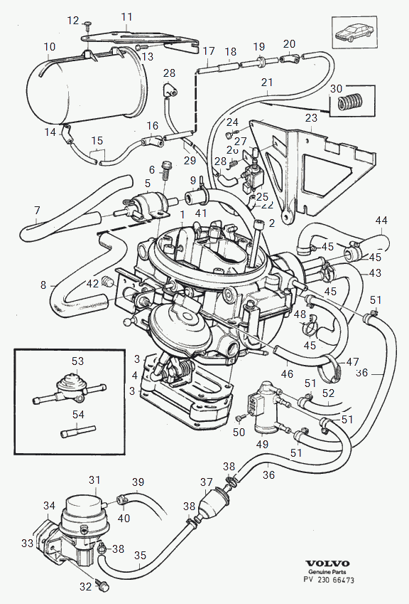 Volvo 464728 - Fuel system -1986: 1.00 pcs. onlydrive.pro