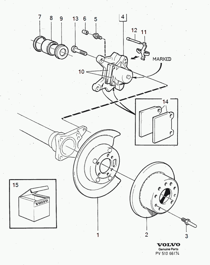 Volvo 5003512 - Brake Caliper onlydrive.pro