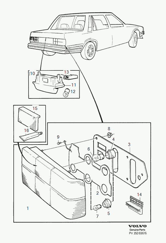 Volvo 989767 - Kvēlspuldze, Stāvgaismas / Sānu gaismas lukturi onlydrive.pro